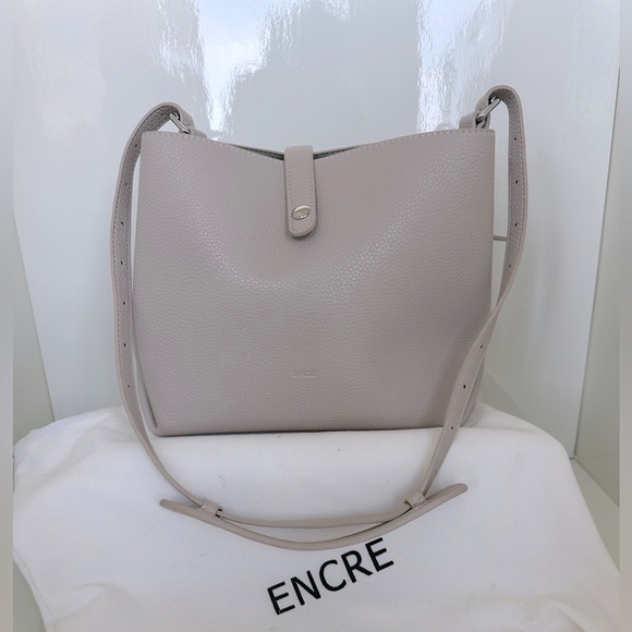 ENCRE Handbags - Encre Women's Sophisticated Champagne Shoulder Bag